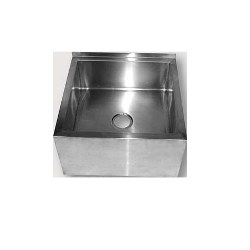 FED FMS-H Stainless Steel Mop Sink with 570x570x300mm Dimensions – Ideal for Commercial Cleaning Areas