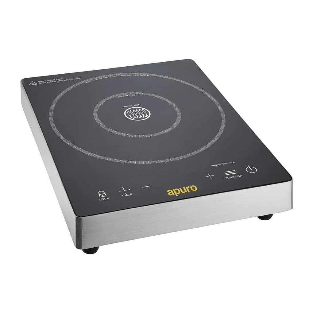 Apuro DF825-A Single Induction Hob with Touch Controls and 3kW Power