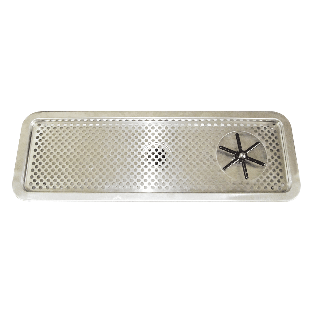 Sunmixer T9860-C Large Glass Rinser Counter Top with 120mm Rinser & Stainless Steel Drain Tray