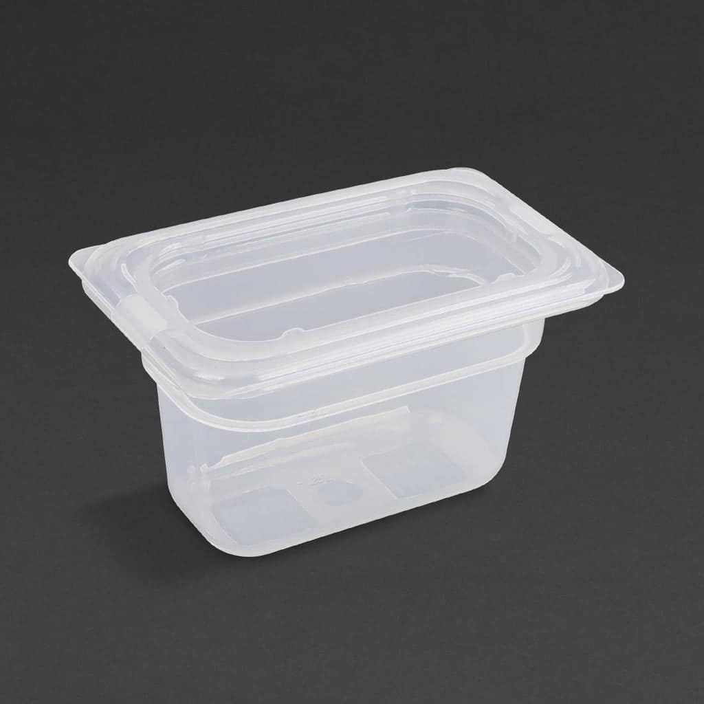 Vogue Polypropylene 1/9 Gastronorm Tray 100mm (GJ529) - Image 3
