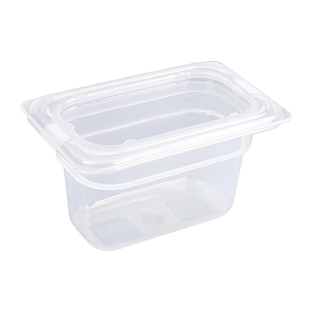 Vogue Polypropylene 1/9 Gastronorm Tray 100mm (GJ529) - Image 2