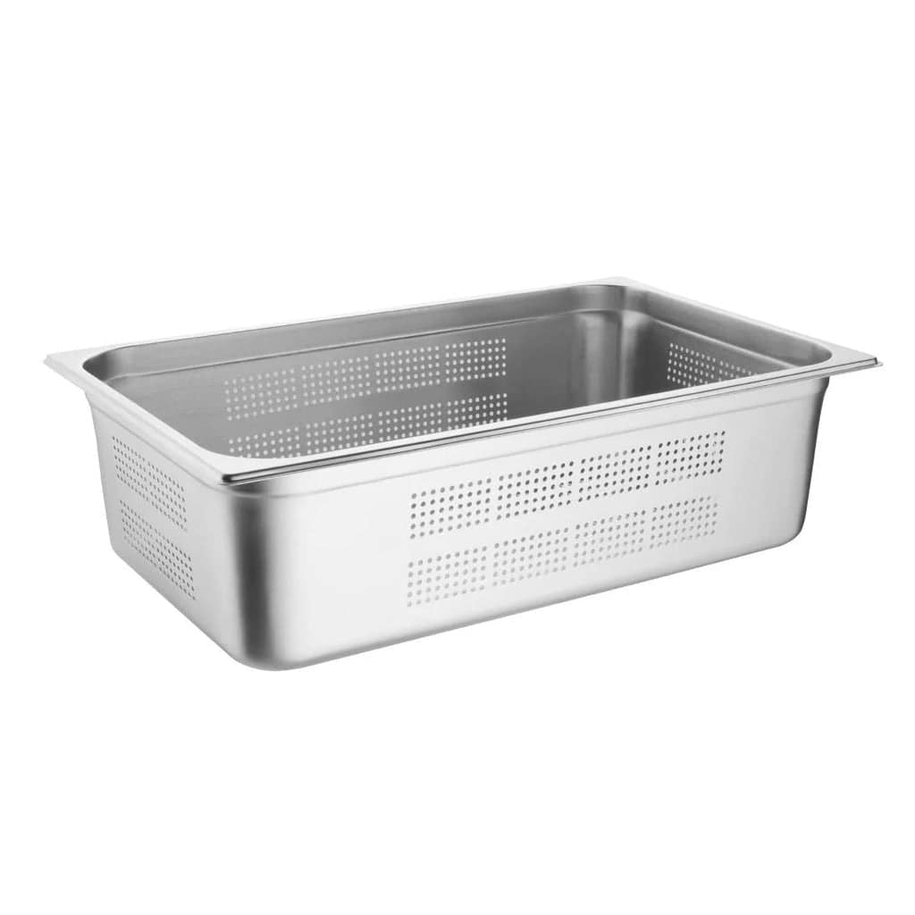 Vogue Heavy Duty St/St Perforated - GN 1/1 150mm