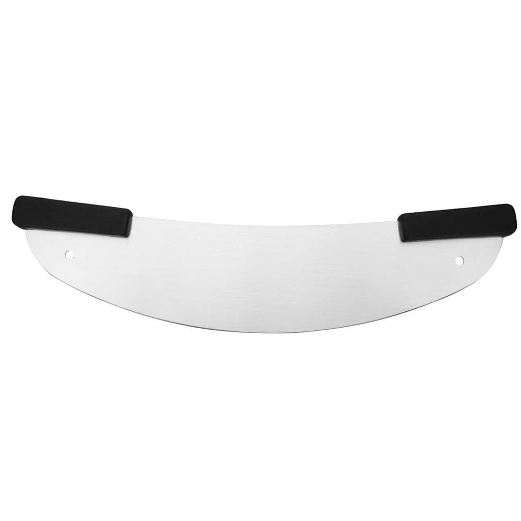 Vogue D390 stainless steel pizza cutter 520mm, double-handle rocker blade – Australia