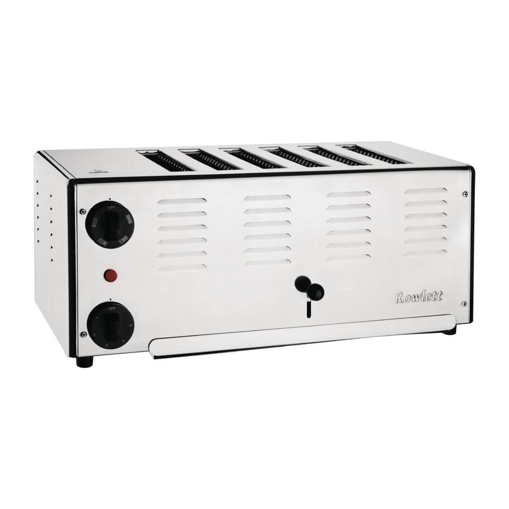 Rowlett CH171-A Premier 6 Slot Toaster with Spare Elements and Energy Efficient Slot Control