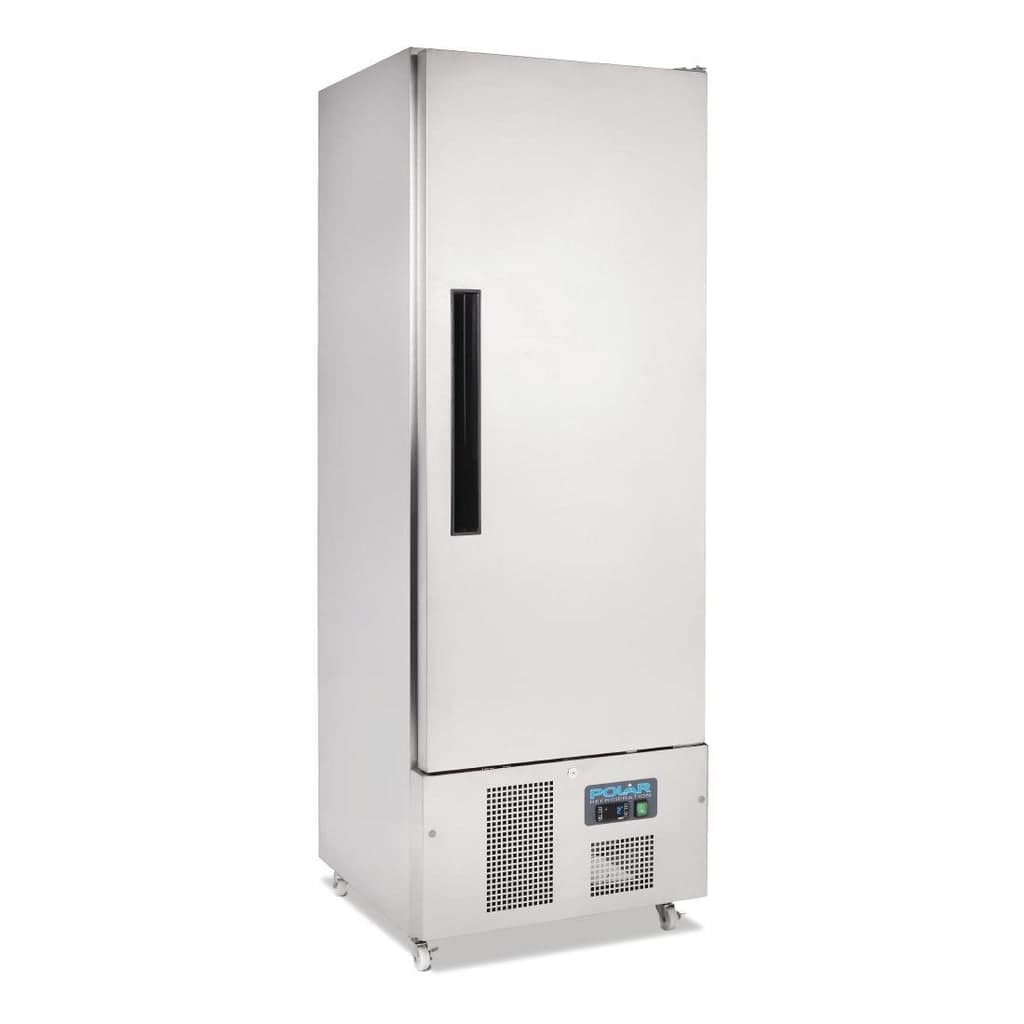 Polar G-Series G590-A Slimline Upright Fridge – 440L Stainless Steel