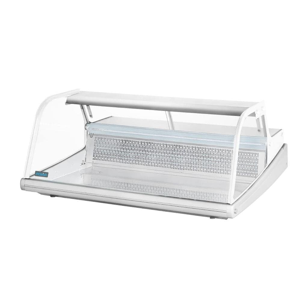 Polar GE961-A Counter Top Serve Over Fish Display 1245mm – Ideal for Seafood Retailers