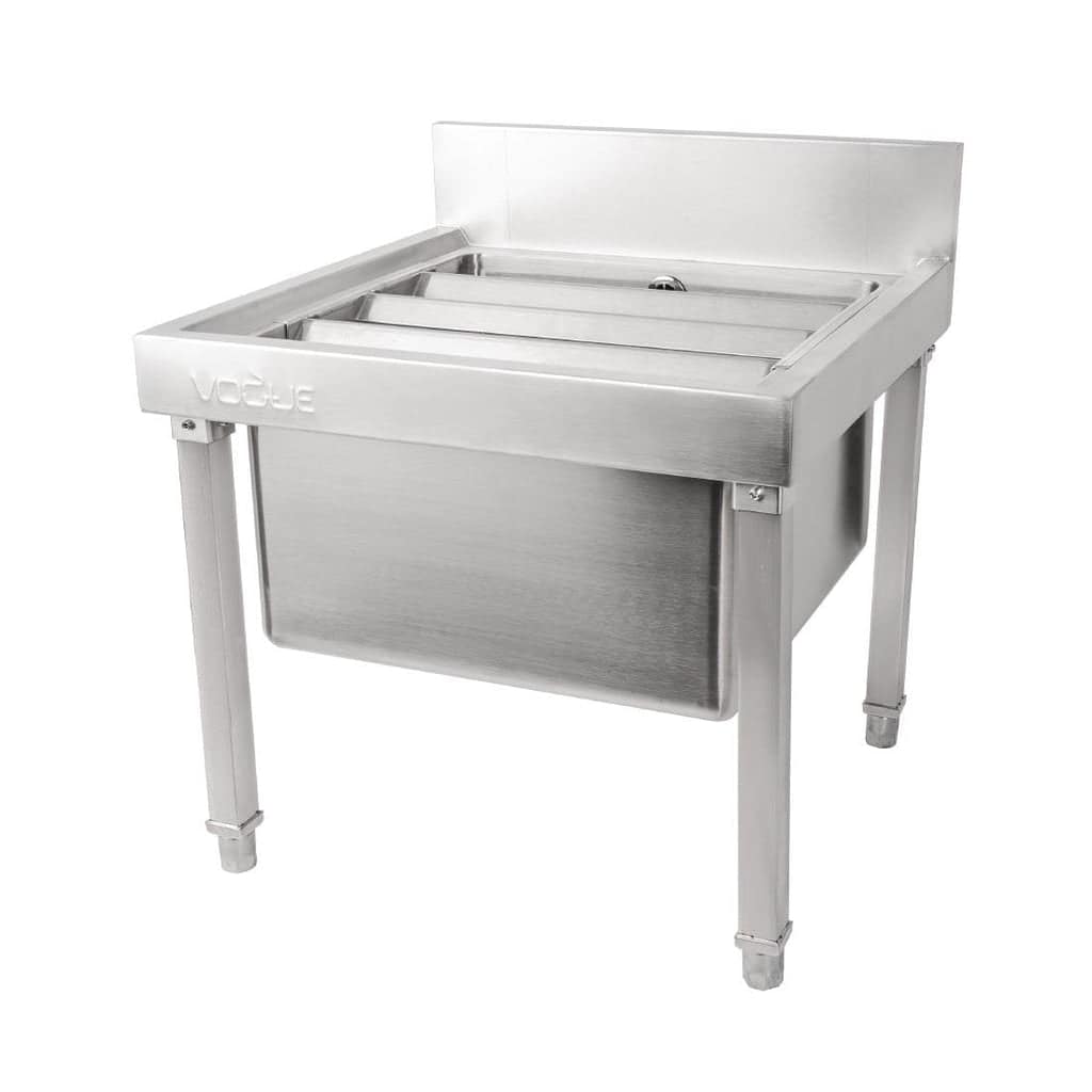 Vogue GL281-A Mop Sink – 450x500x500mm Stainless Steel, Commercial - Image 2