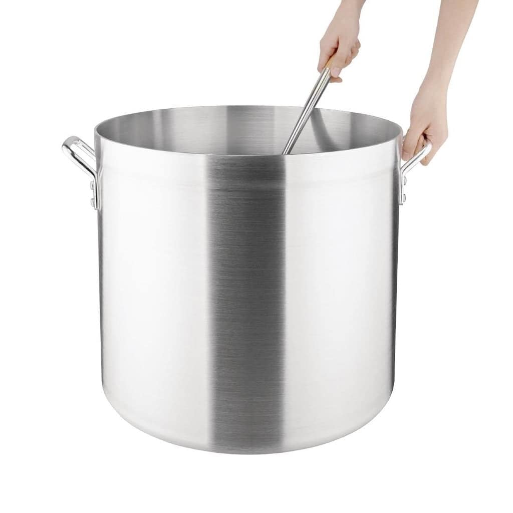 Vogue S355 Aluminium Stock Pot – 440mm, 56.7L - Image 2
