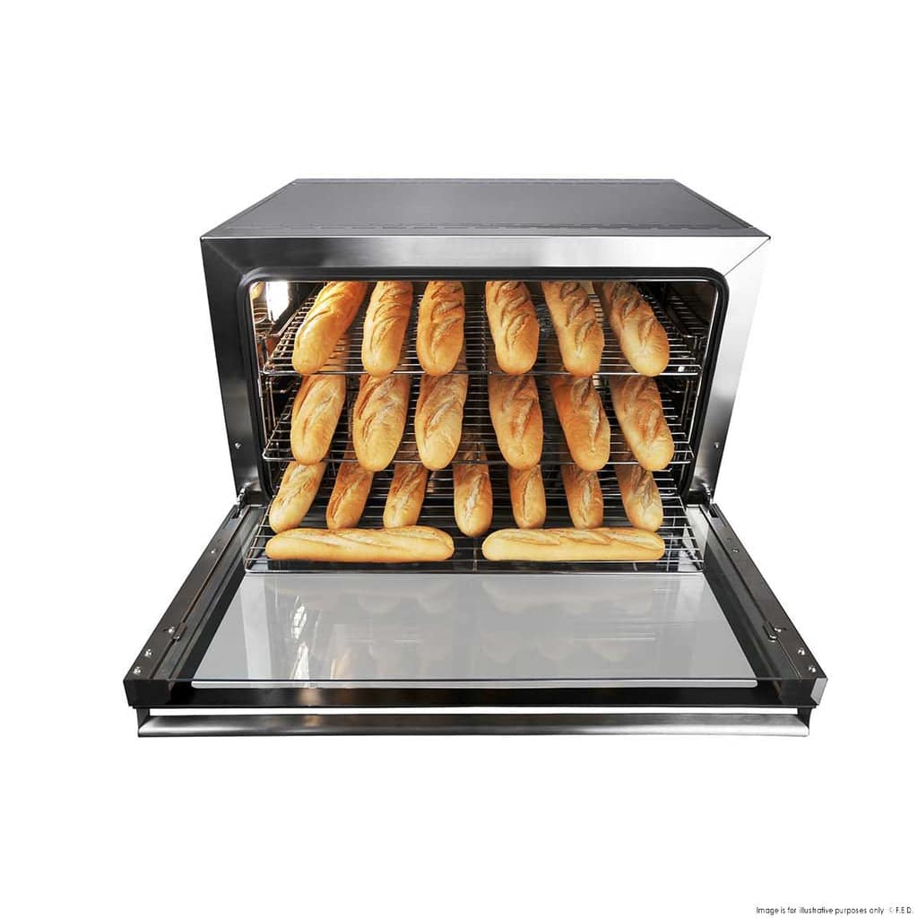 Tecnodom TDE-3B Nerone EKO Convection Oven – 3 Tray 600x400mm | Commercial - Image 2
