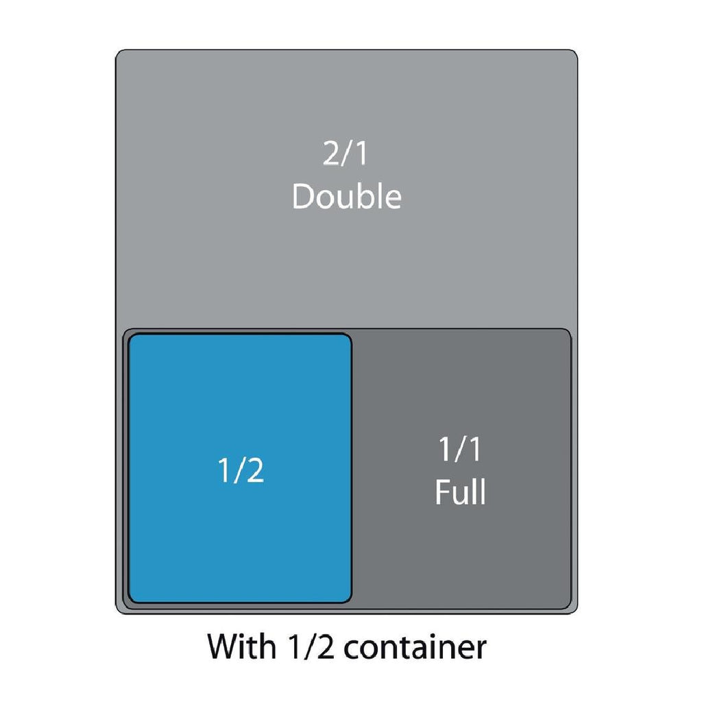 Vogue Perforated St/St GN 1/2 - 65mm deep - Image 2