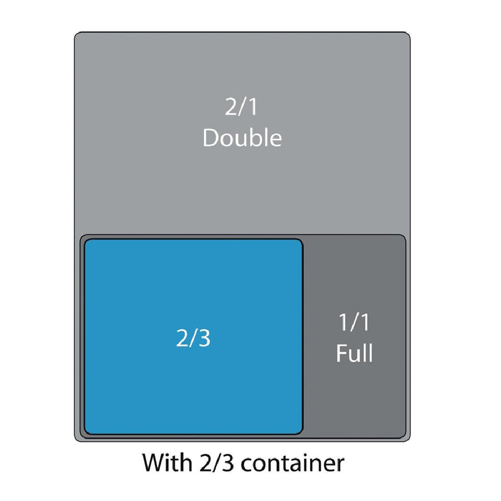 Vogue St/St - GN 2/3 40mm - Image 2