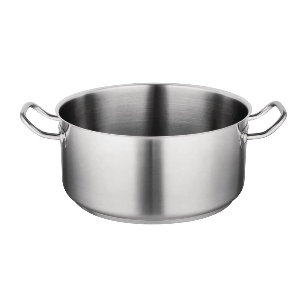 Vogue T187 Stainless Steel Casserole Pan 360mm – 13L Induction Safe - Image 3