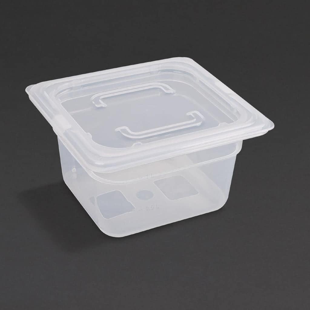 Vogue Polypropylene 1/6 Gastronorm Tray 100mm (GJ526)