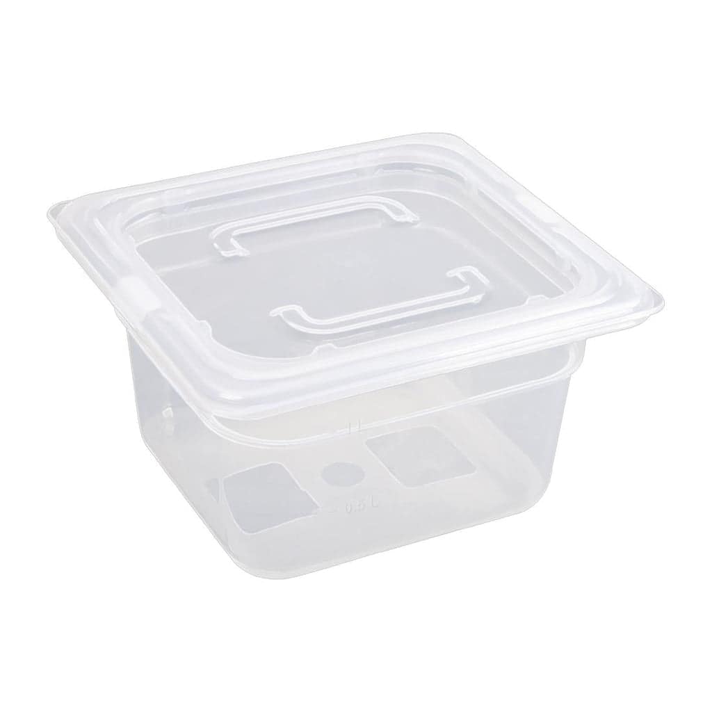 Vogue Polypropylene 1/6 Gastronorm Tray 100mm (GJ526) - Image 2