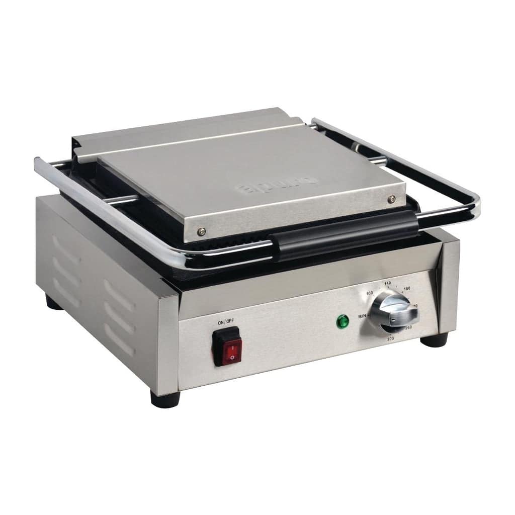 Apuro Large Contact Grill Flat Plates 2.2KW (DY997-A) - Image 2