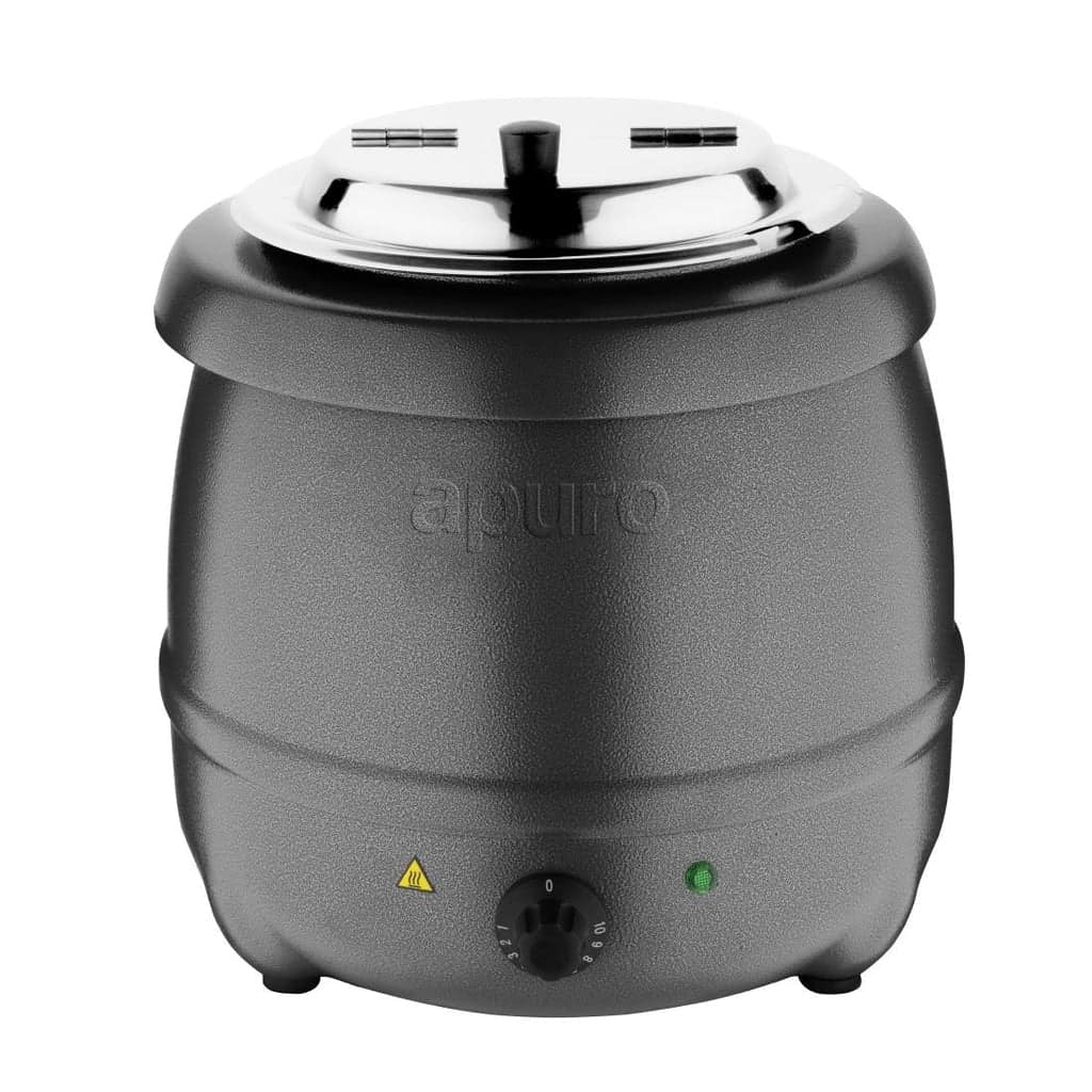Apuro G107-A Graphite Soup Kettle – 10L, Adjustable 35–95°C - Image 3