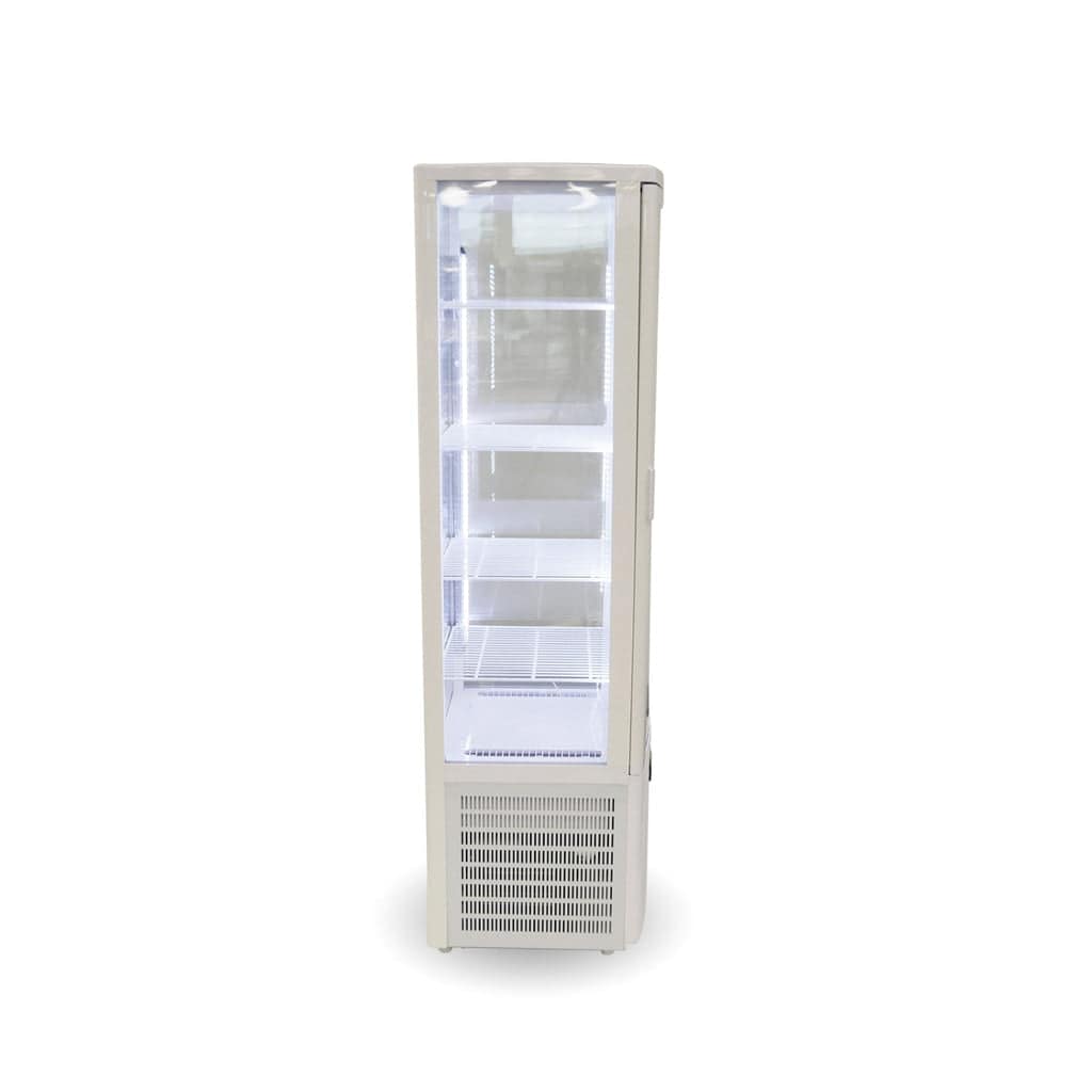 Thermaster LSC235 4-Sided Glass Beverage Display Fridge – 220L Ivory White | Ideal for Retail & Cafés - Image 2