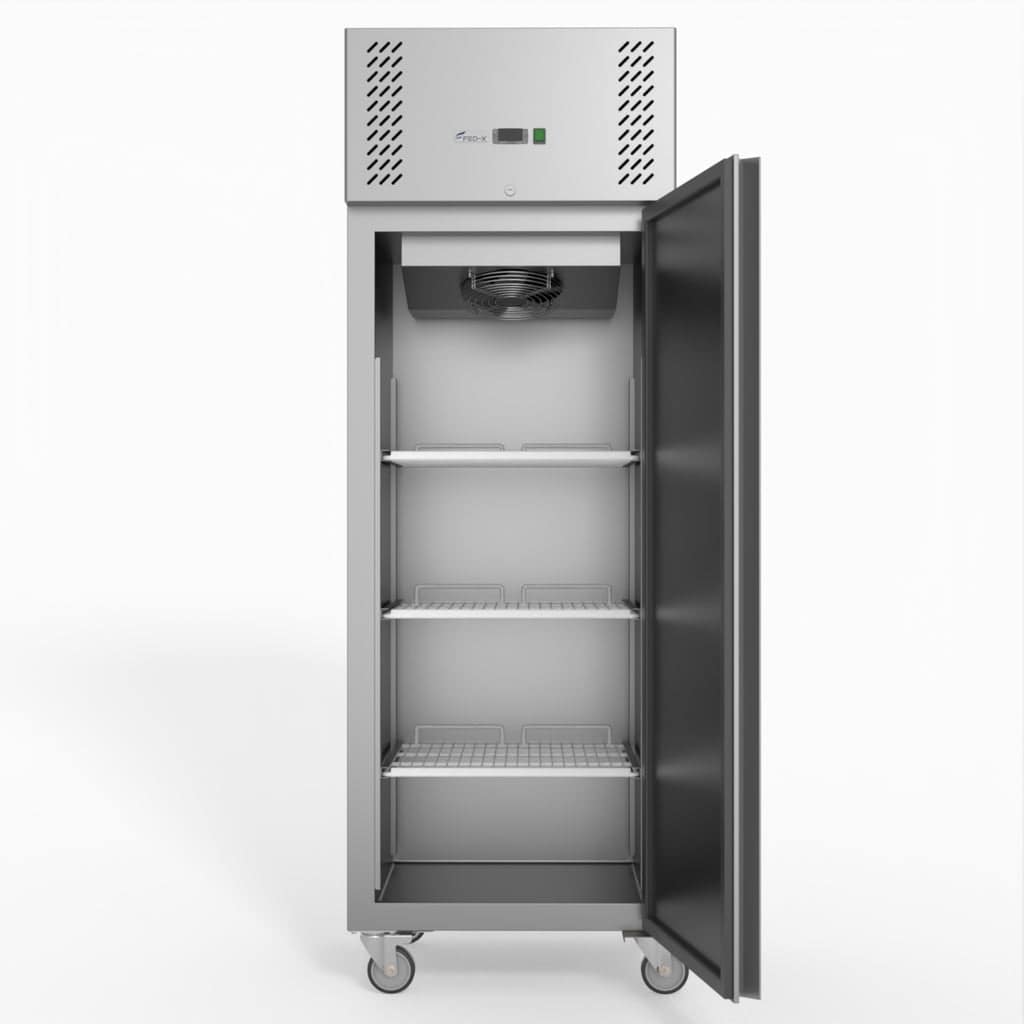 FED-X XURC400SFV Upright Fridge – 429L, Stainless Steel, Dixell Control - Image 2