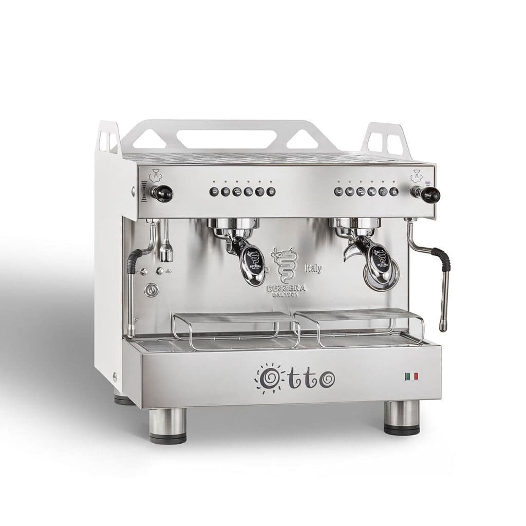 Bezzera OTTO White Compact 2 Group Espresso Machine BZOTTOCDE2IW1 - Image 3