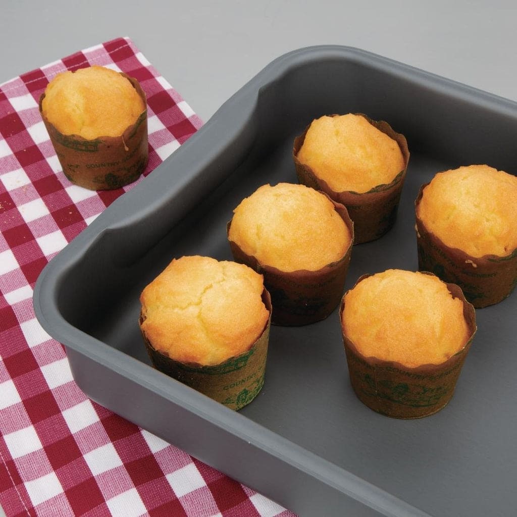 Vogue Baking Dish Hard Anodised - 370x265x70mm 14 1/2x10 1/2x2 3/4" - Image 2