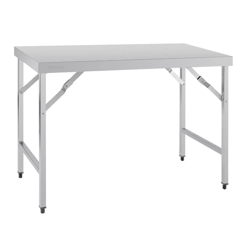 Vogue St/St Folding Table - 1800x600x900mm