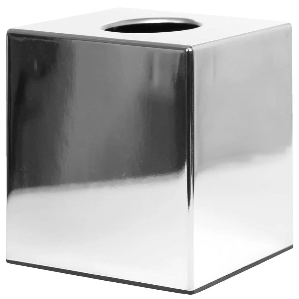 Bolero Chrome Cube Tissue Holder - Image 3
