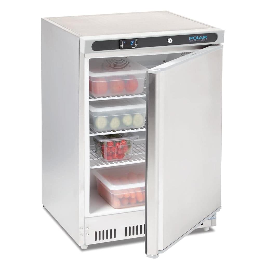Polar C-Series Stainless Steel Under Counter Fridge - 150Ltr - Image 2