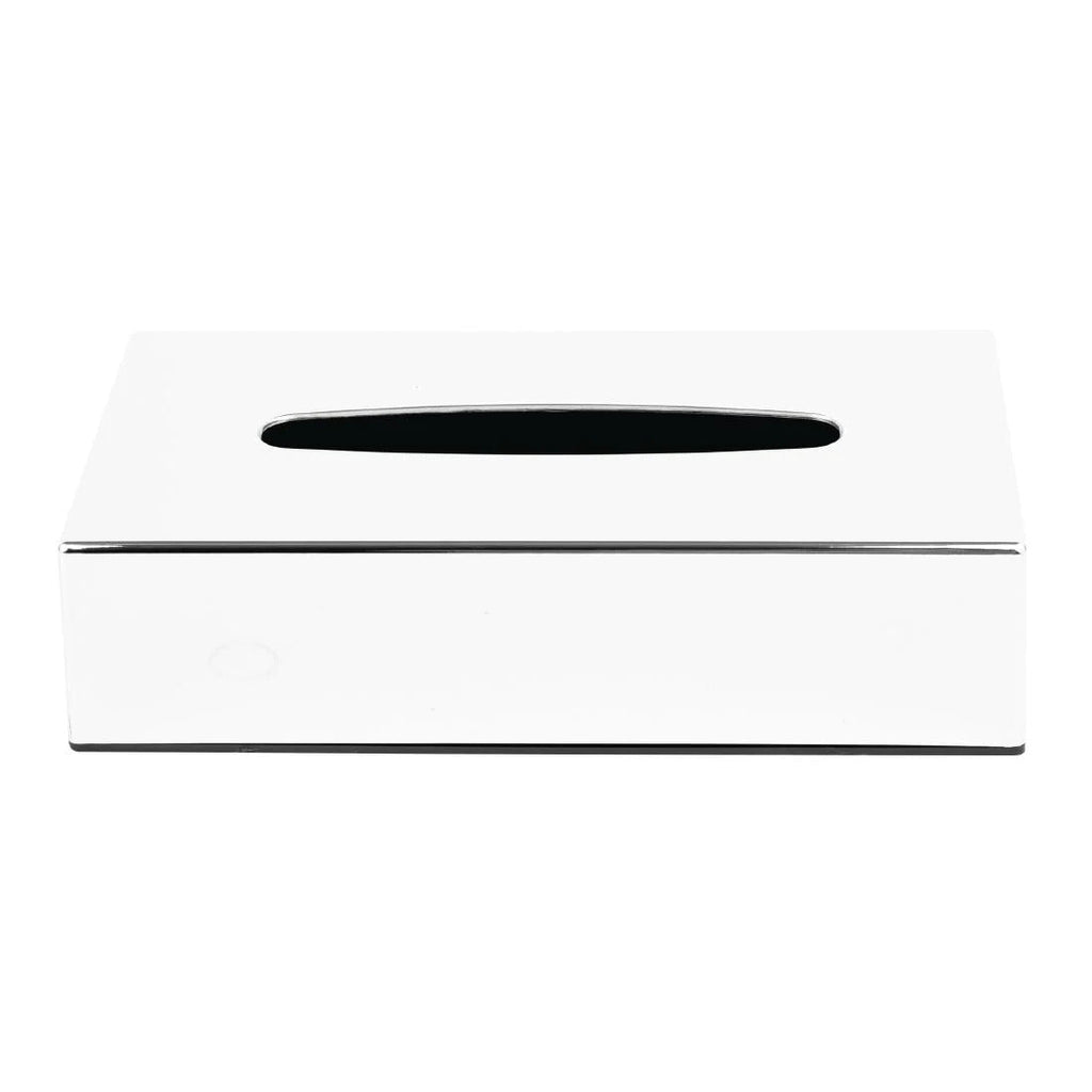 Bolero Chrome Rectangular Tissue Holder - Image 2