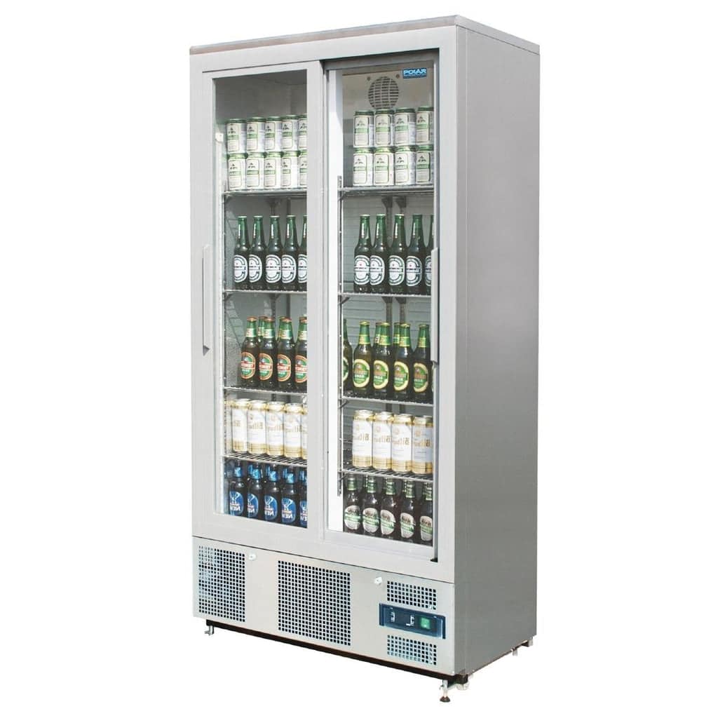 Polar CK478-A G-Series Upright Bar Fridge – 490L, Sliding Double Doors - Image 2