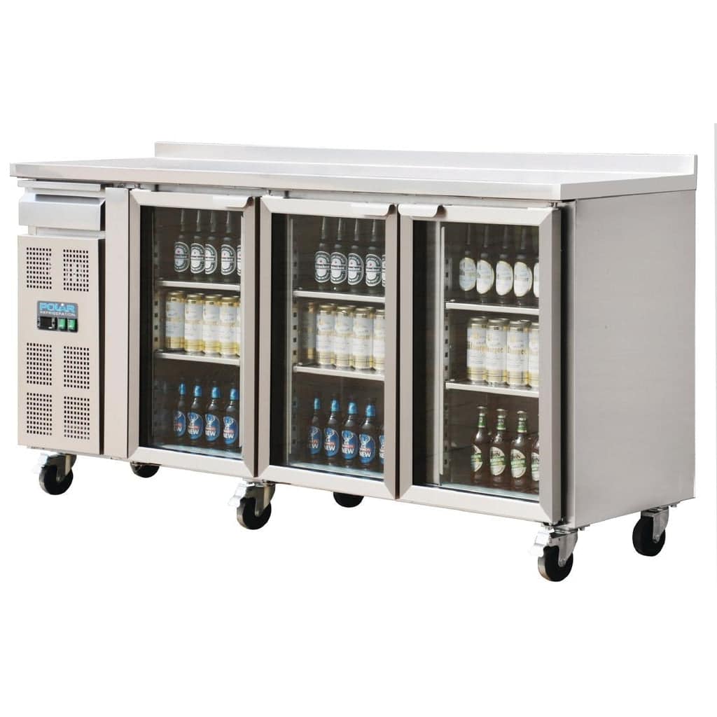 Polar U-Series Premium Bar Fridge 3 Door St/St - 543Ltr - Image 2