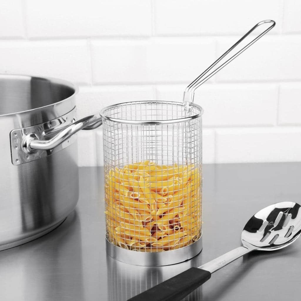 Vogue CS734 Stainless Steel Pasta Basket 120mm - Image 2