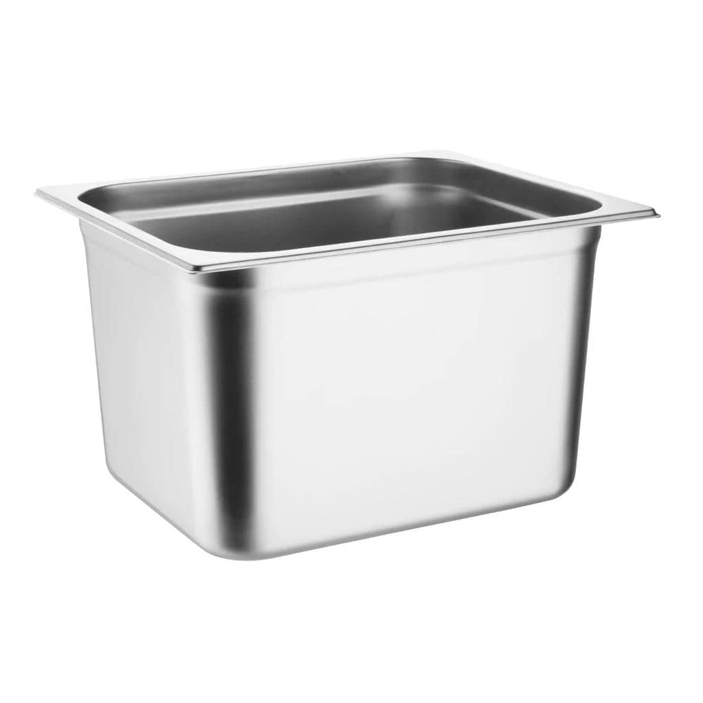 Vogue CU513 heavy duty stainless steel gastronorm pan 1/2 200mm deep GN tray – Australia