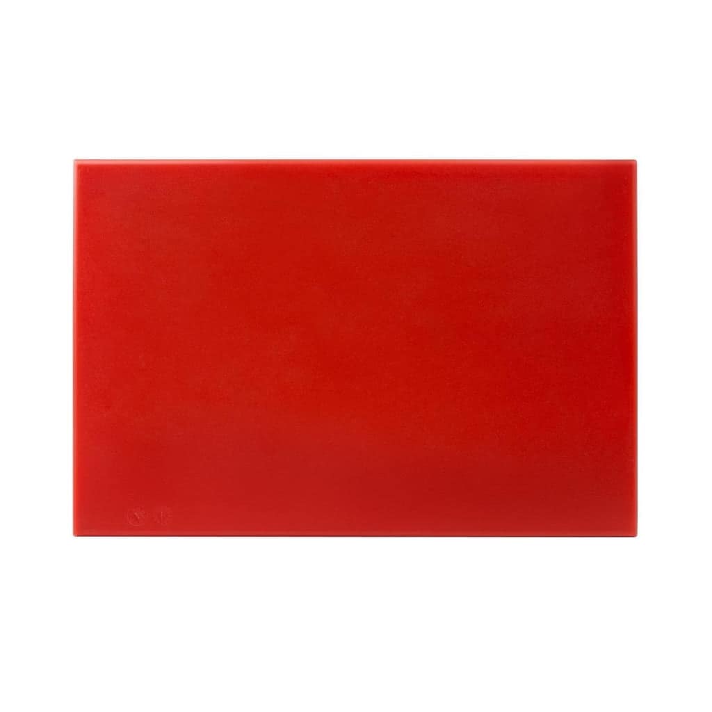 Hygiplas Antibacterial High Density Chopping Board Red - 455x305x12mm - Image 2
