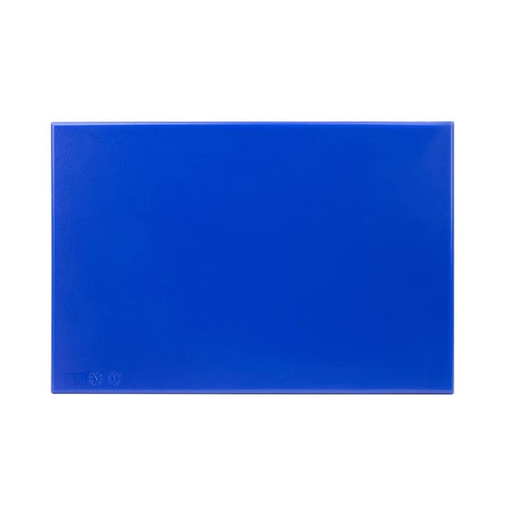 Hygiplas F159 Antibacterial Blue Chopping Board 455×305×12mm – Raw Fish - Image 2