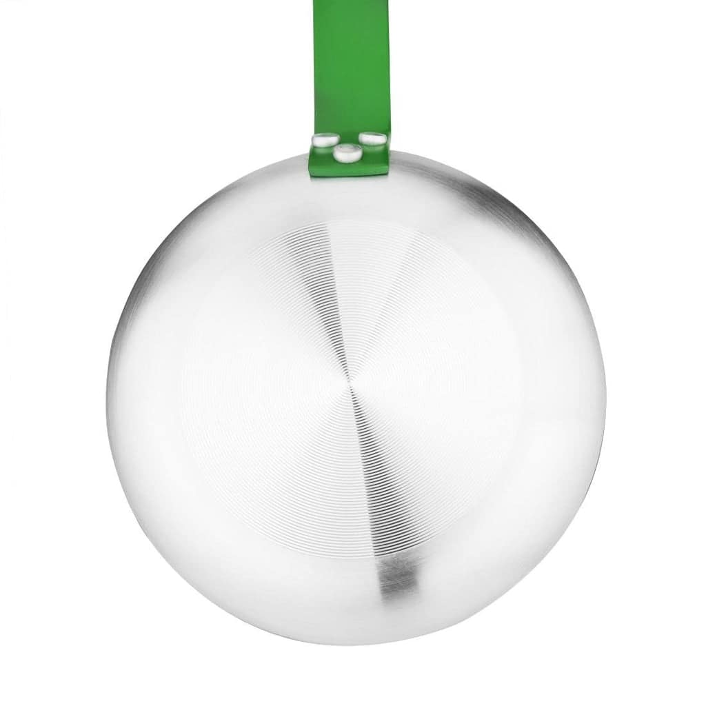 Hygiplas HT962 240mm Aluminium Frying Pan – Teflon Platinum Plus, Green Handle - Image 2