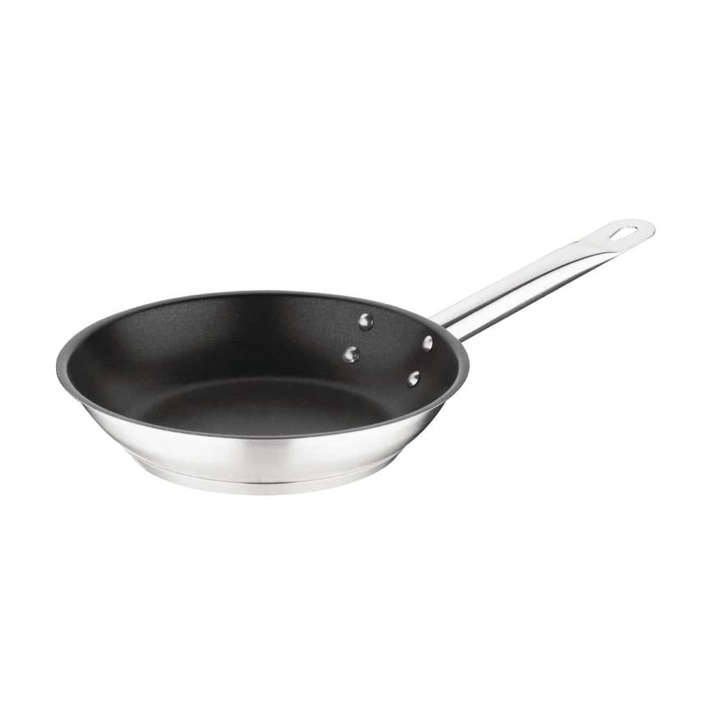 Vogue FC095 Stainless Steel Non-Stick Frying Pan – 200 mm Platinum Plus - Image 2