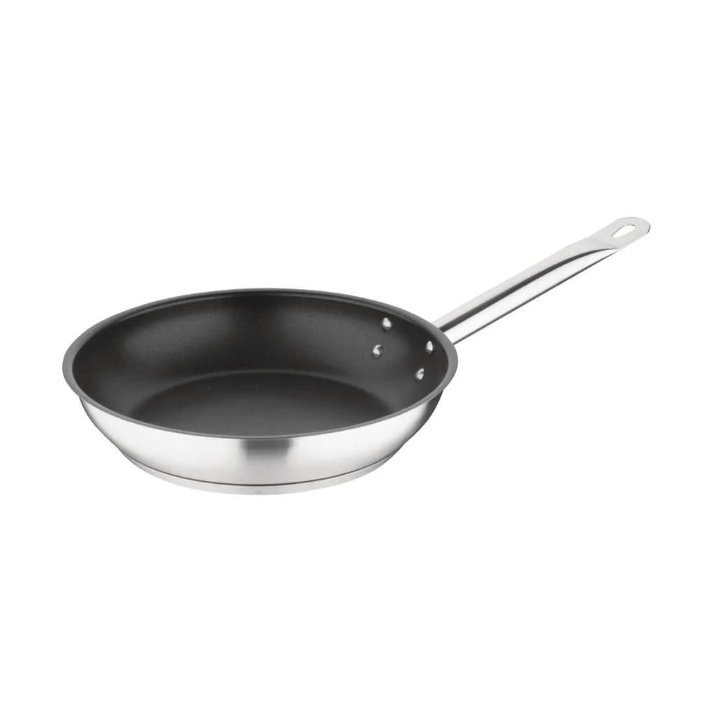Vogue FC096 stainless steel non-stick frying pan 240mm, Teflon Platinum Plus, induction compatible – Australia