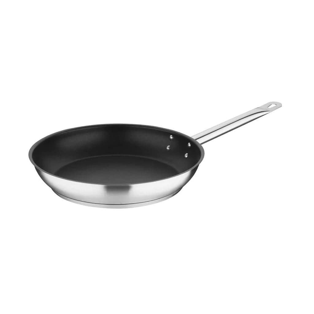 Vogue Stainless Steel Non-Stick Frying Pan – 280mm Teflon Platinum Plus
