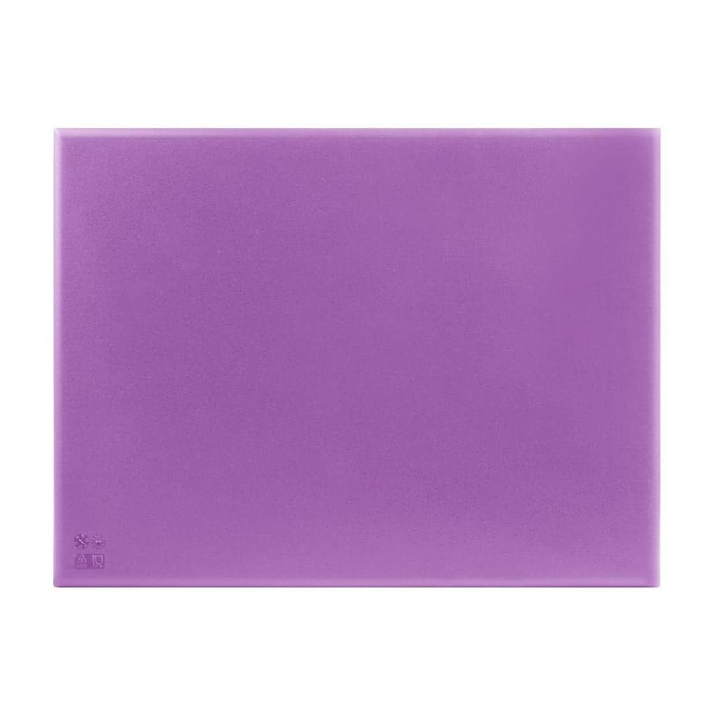 Hygiplas Extra Thick High Density Chopping Board Purple - 600x450x25mm - Image 2