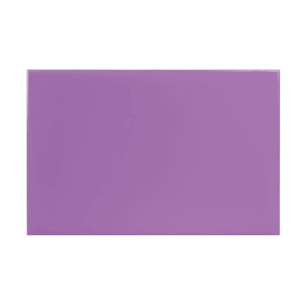Hygiplas Antibacterial High Density Chopping Board Purple - 450x300x10mm - Image 2