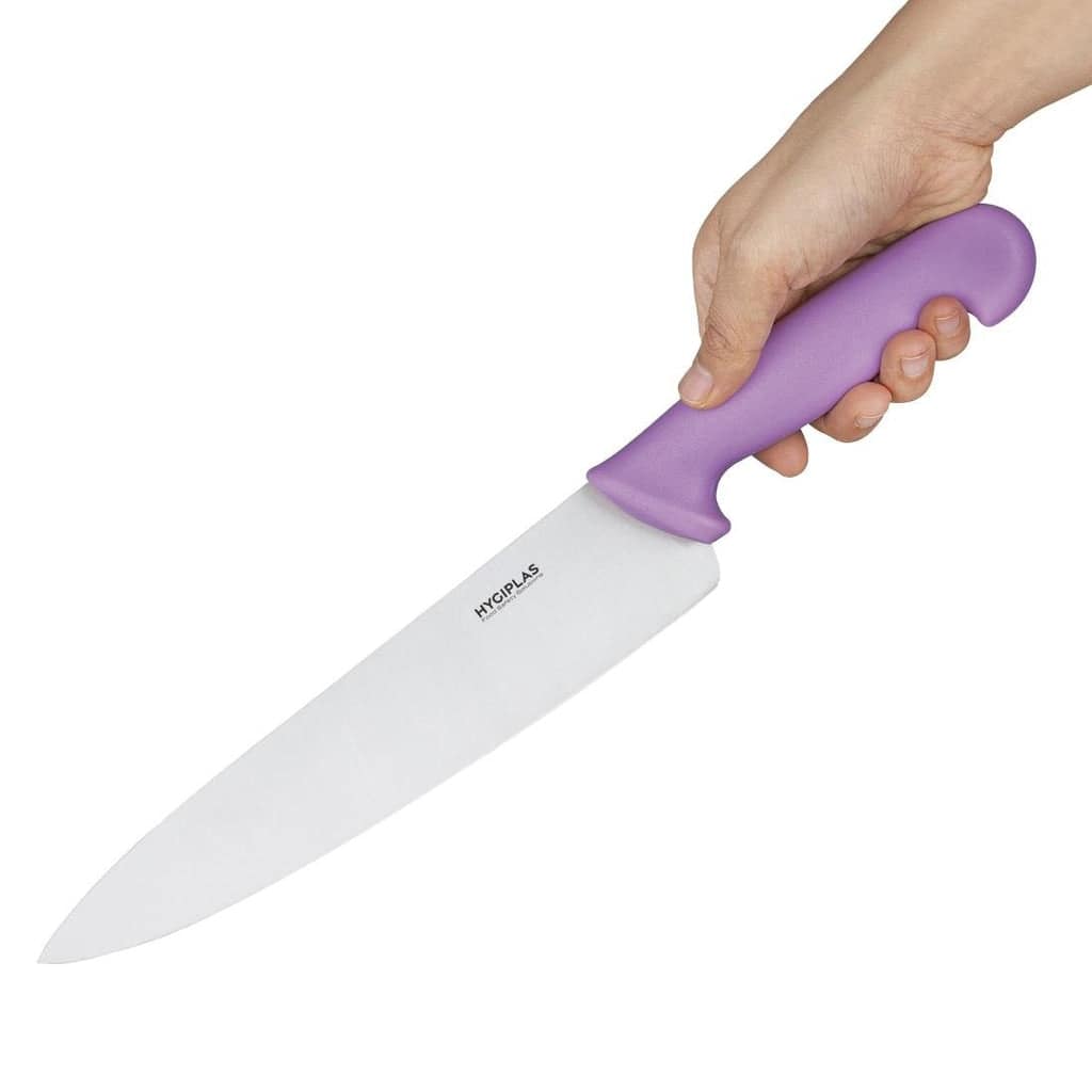 Hygiplas Cooks Knife Purple - 250mm 10" - Image 2