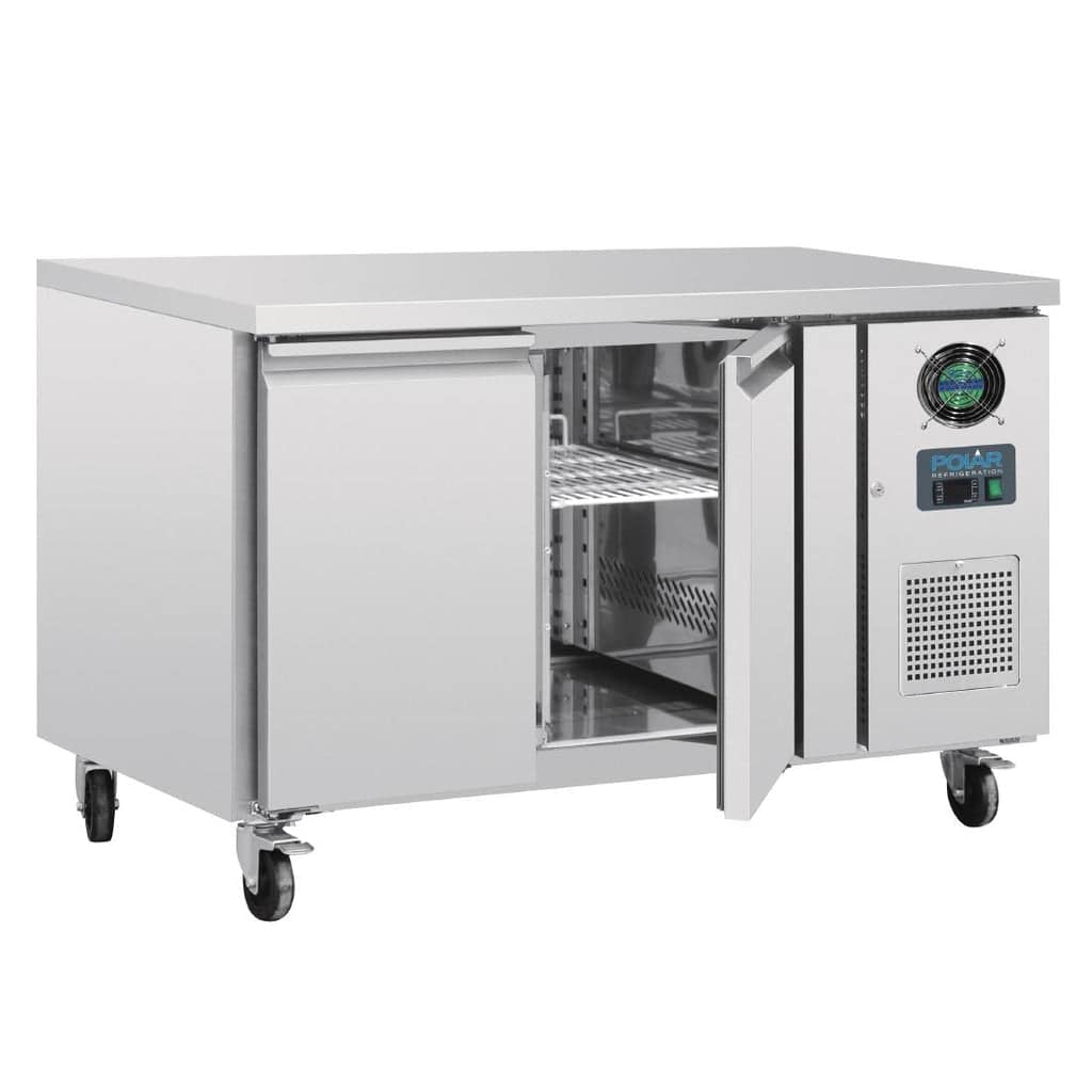 Polar U-Series Double Door Counter Freezer - 282Ltr - Image 2