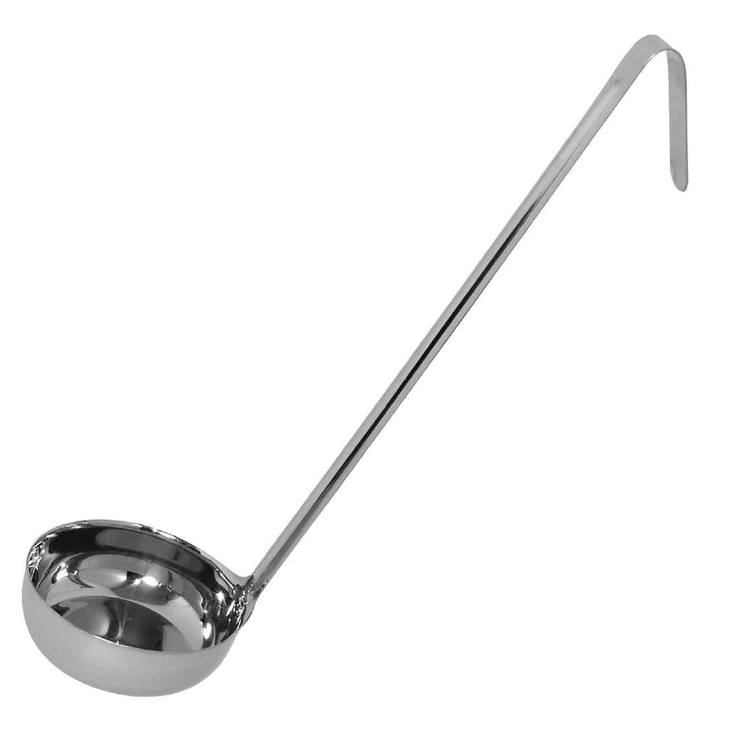 Vogue Flat Bottom Ladle St/St - 118ml 4oz - Image 2