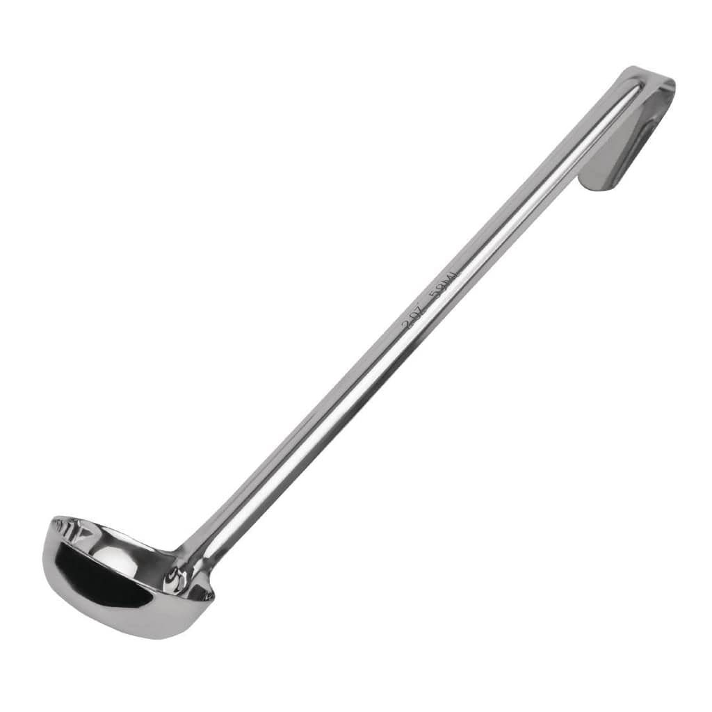 Vogue Flat Bottom Ladle St/St - 60ml - Image 2