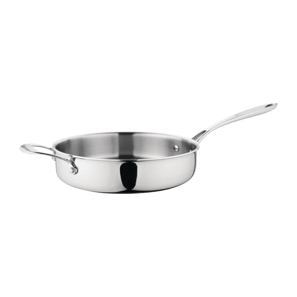 Vogue Tri Wall Saute Pan - 280mm - Image 3