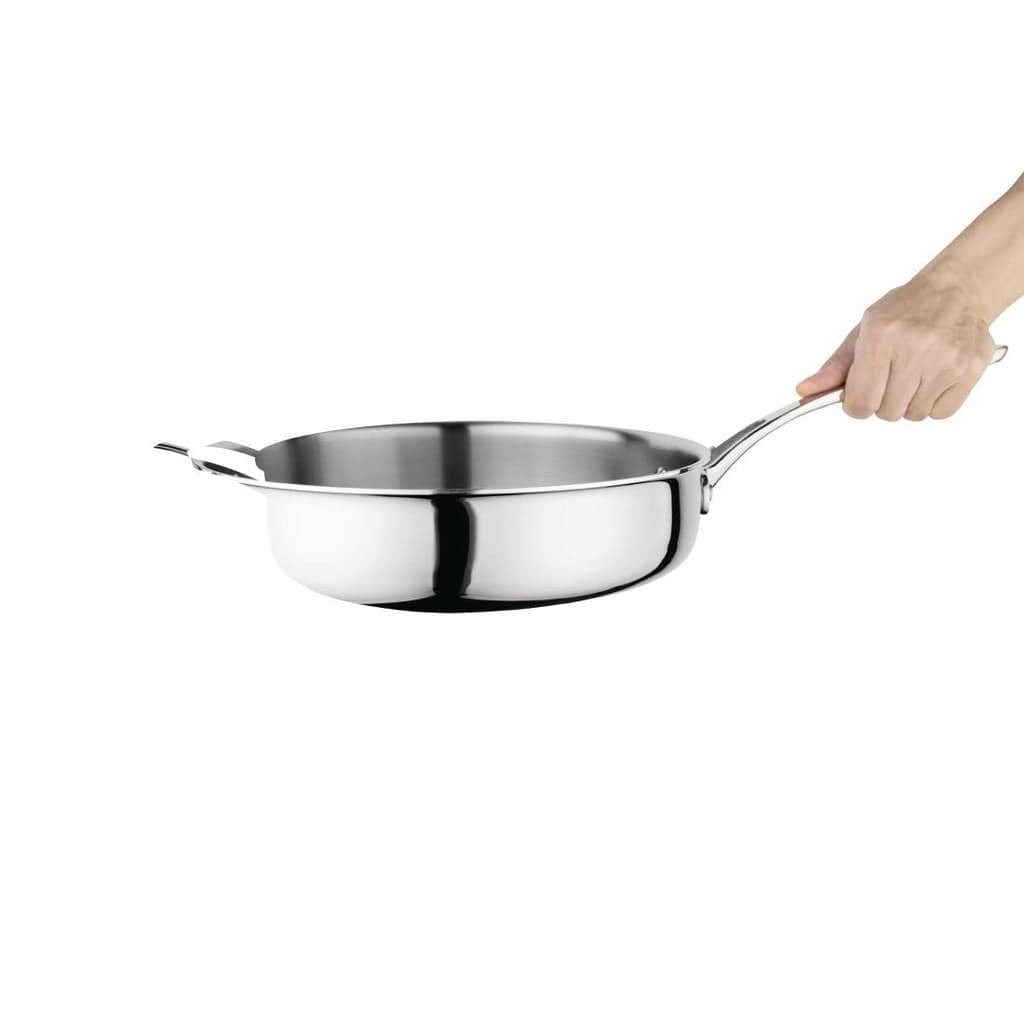 Vogue Tri Wall Saute Pan - 280mm - Image 2