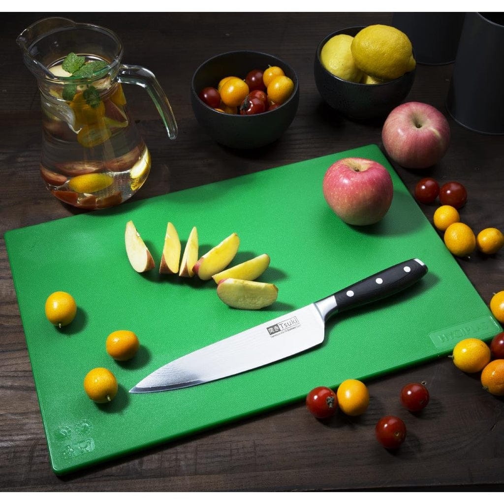 Hygiplas Antibacterial Low Density Chopping Board Green - 450x300x10mm - Image 2
