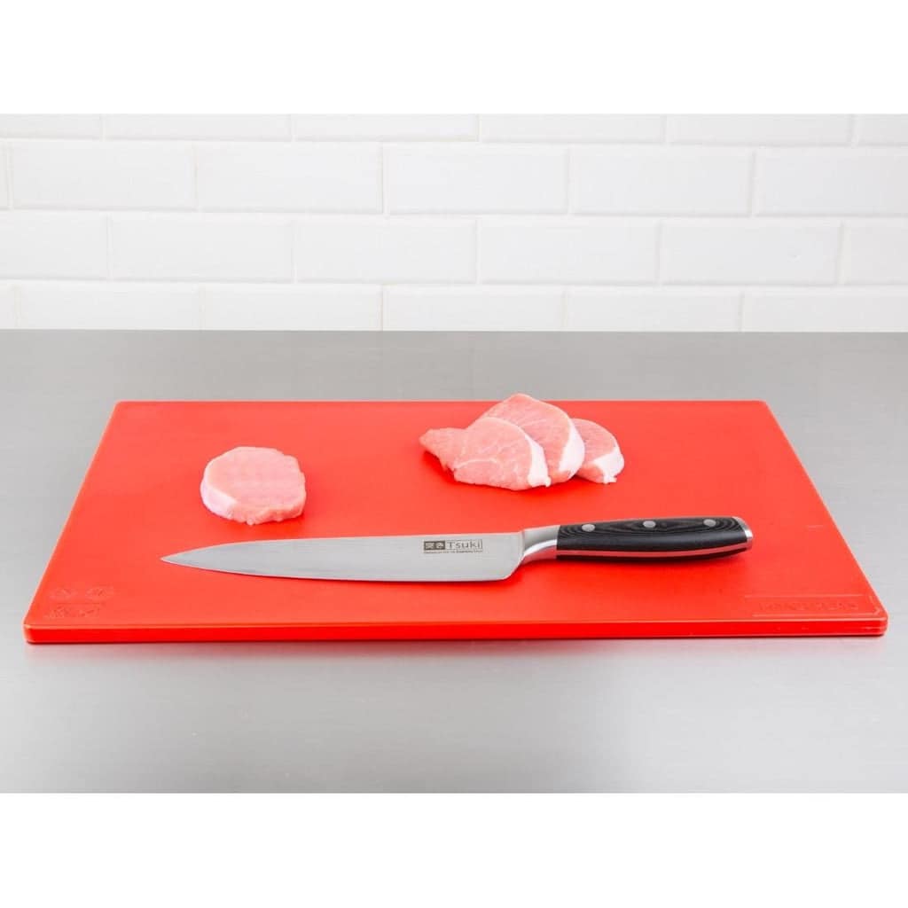 Hygiplas Antibacterial Low Density Chopping Board Red - 450x300x10mm - Image 2