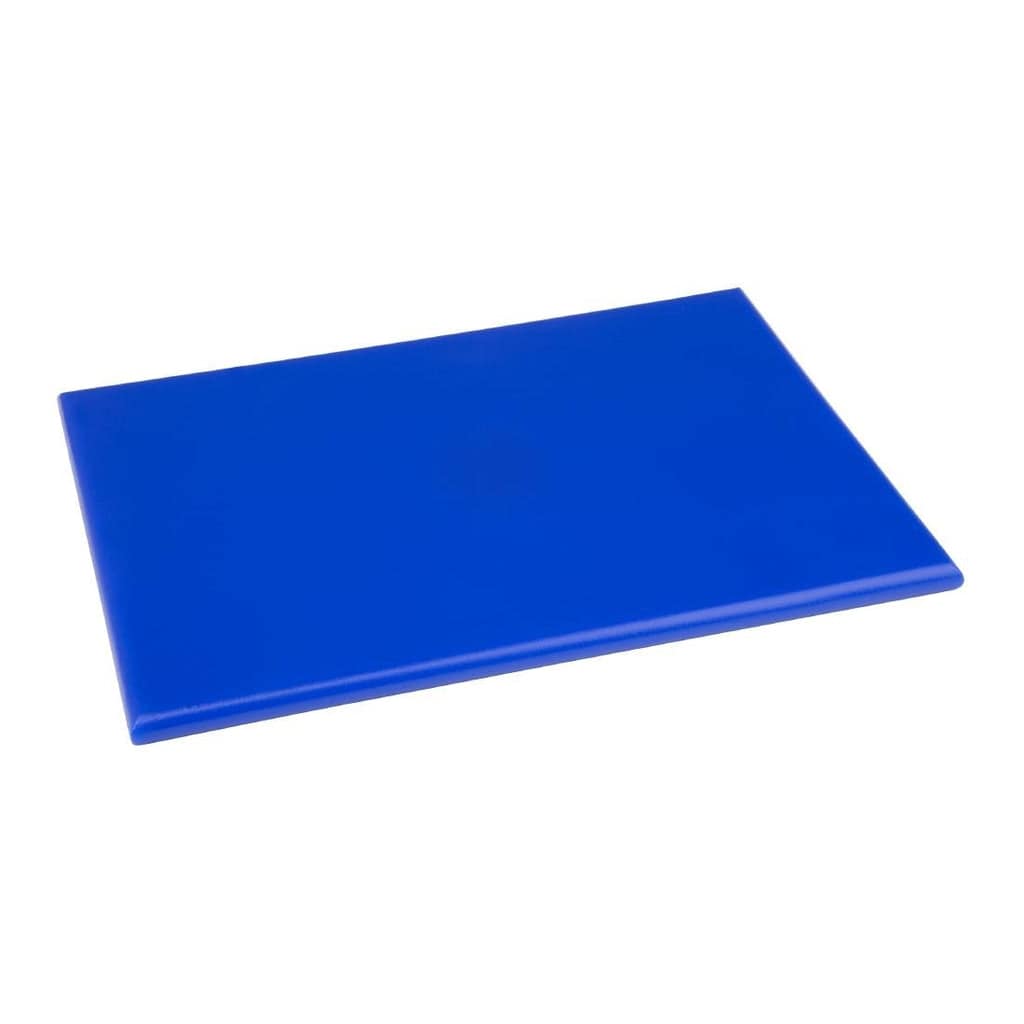 Hygiplas Blue High-Density Chopping Board – 305x229x12mm | Raw Fish Prep | HDPE - Image 3