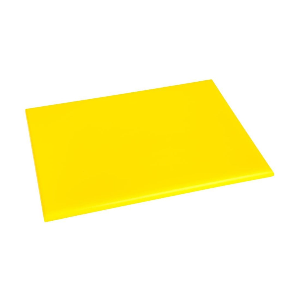 Hygiplas HC868 Yellow Chopping Board – High Density HDPE 229x305mm - Image 3